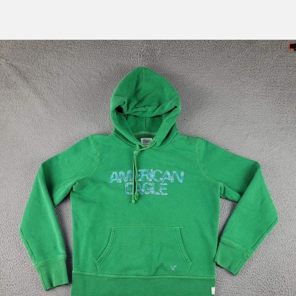 American Eagle Outfitters Vibrant Green Hoodie  & Abercrombie And Fitch... - Picture 4 of 9